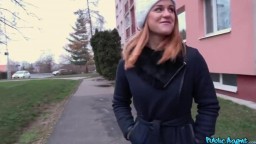 Russian redhead takes cash for sex